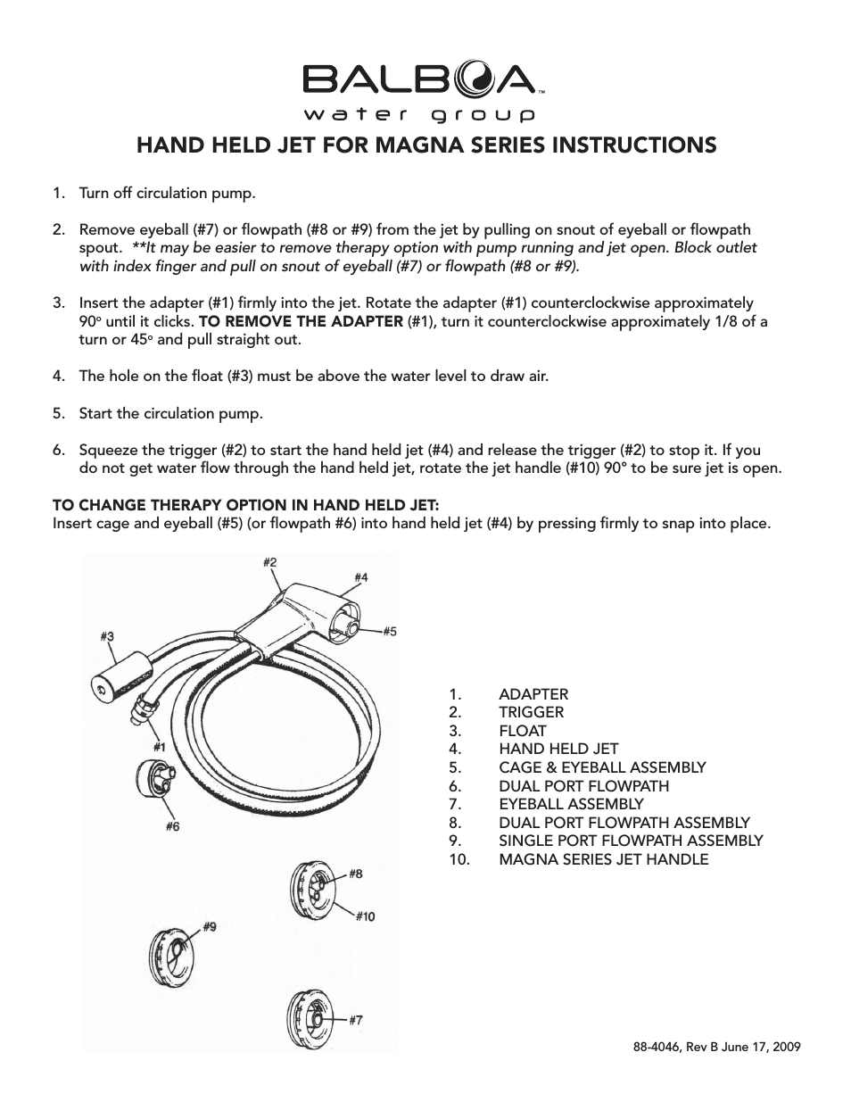 Hand Held Jet For Magna Series