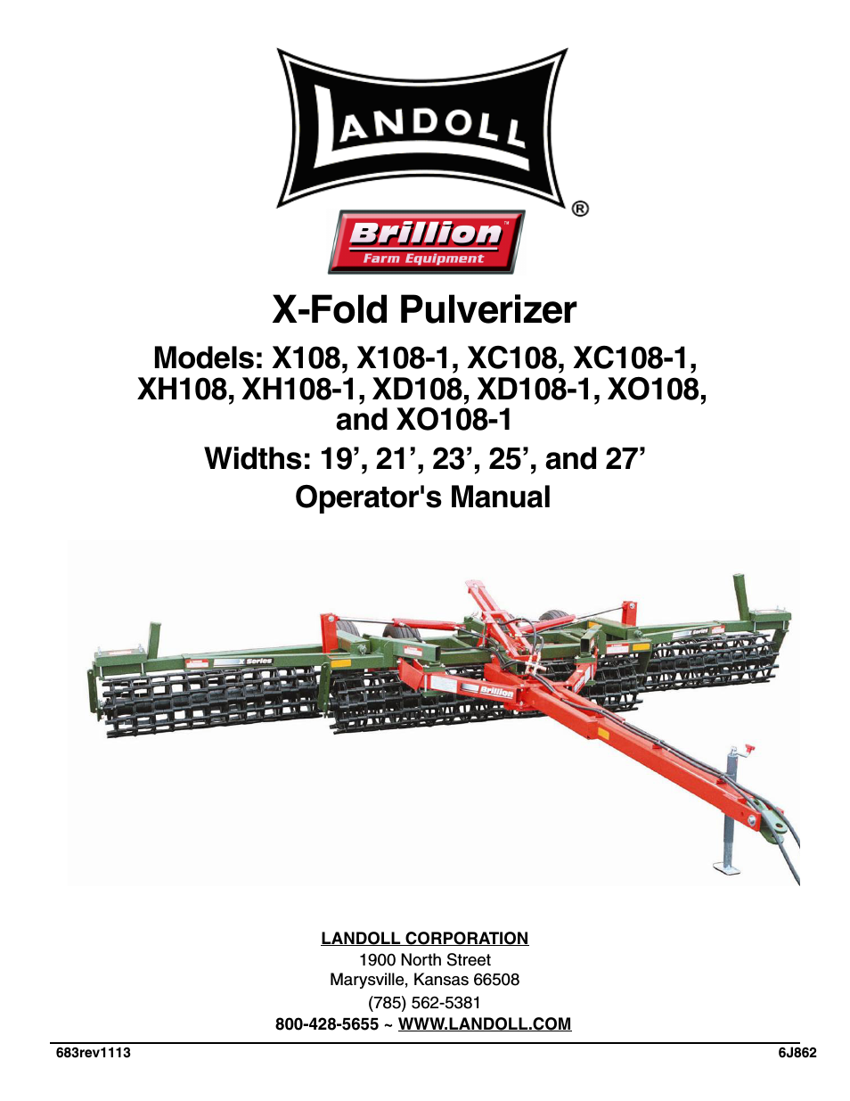 XC108/XC108-1 X-Fold Pulverizer