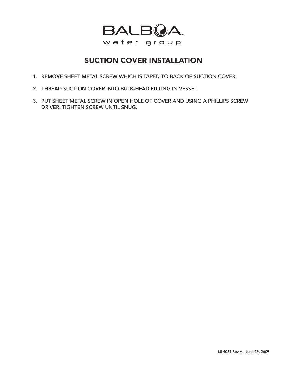 Suction Cover
