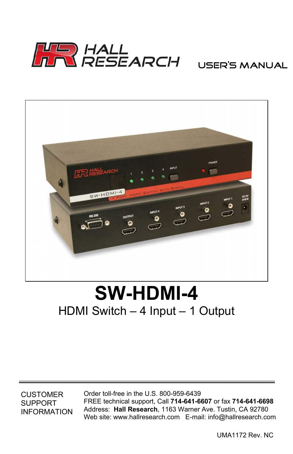 SW-HDMI-4