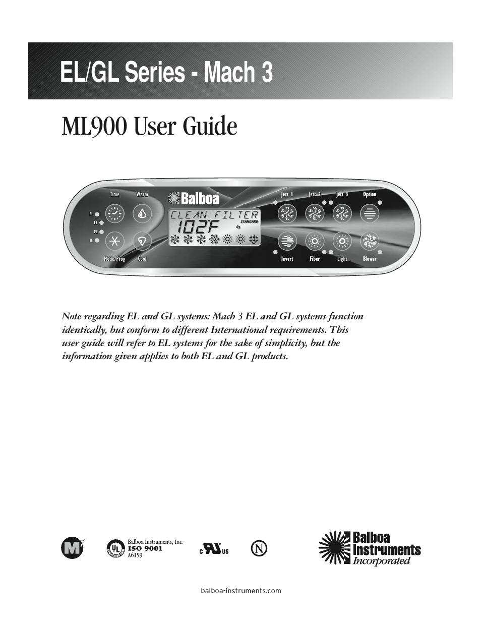 ML900 User Guide