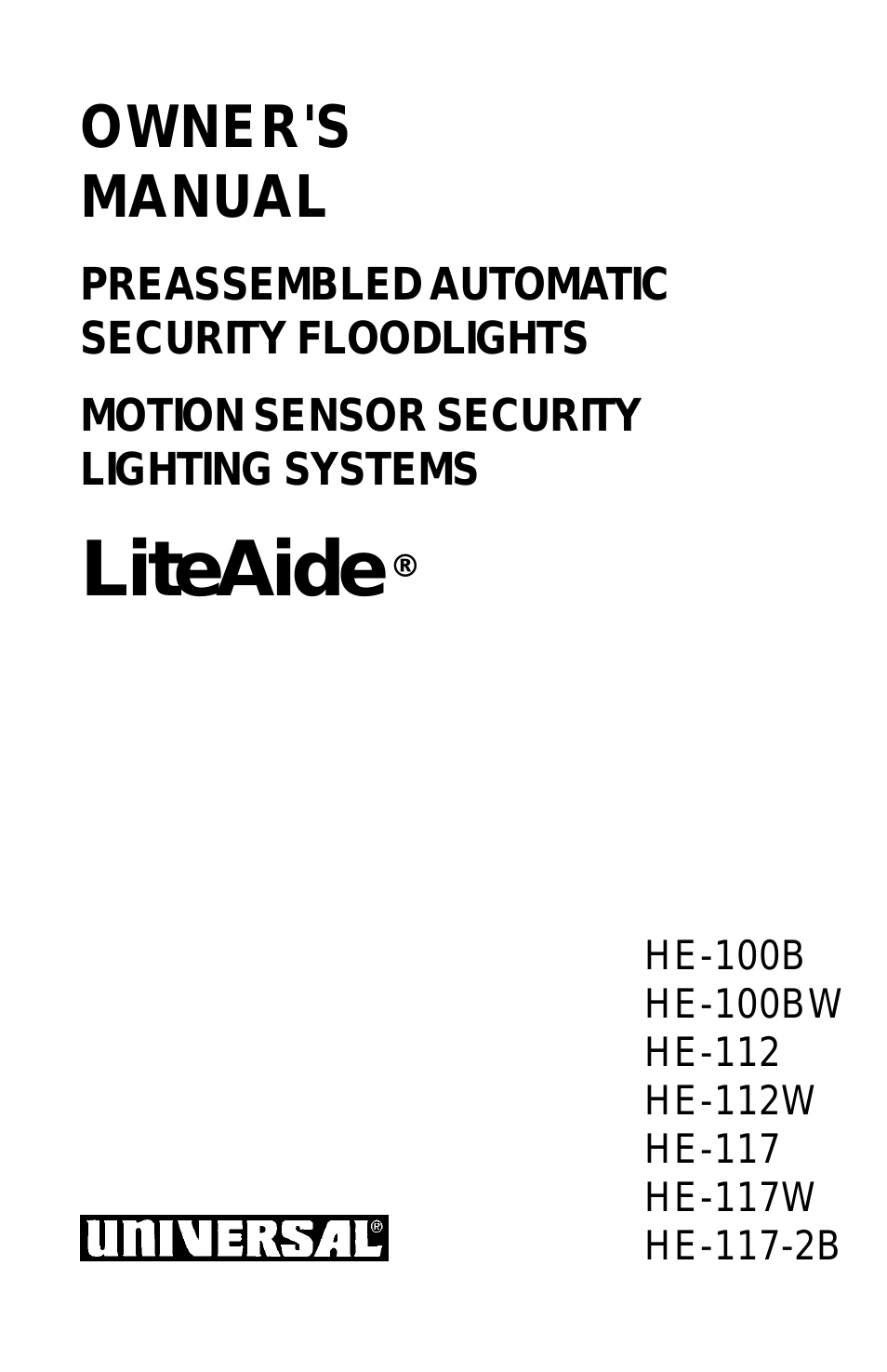 LITEAIDE HE-117-2B