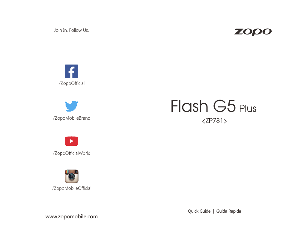 Flash G5 Plus ZP781