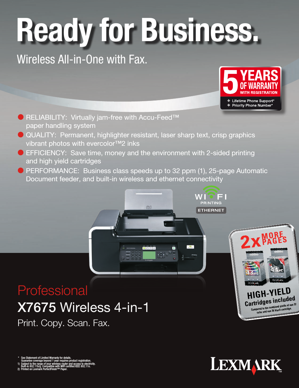 Professional Wireless 4-in-1 X7675