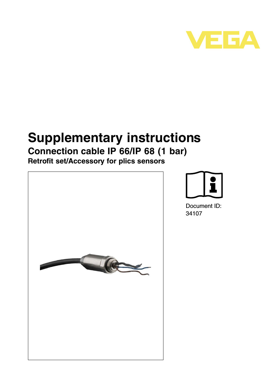 Connection cable IP 66_IP 68 (1 bar)