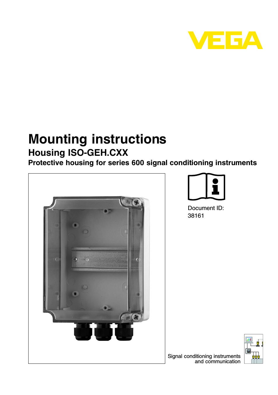 Housing ISO-GEH.CXX for series 600 signal conditioning instruments