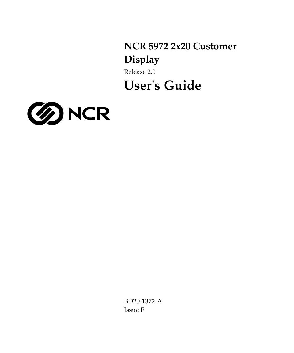 Customer Display NCR 5972