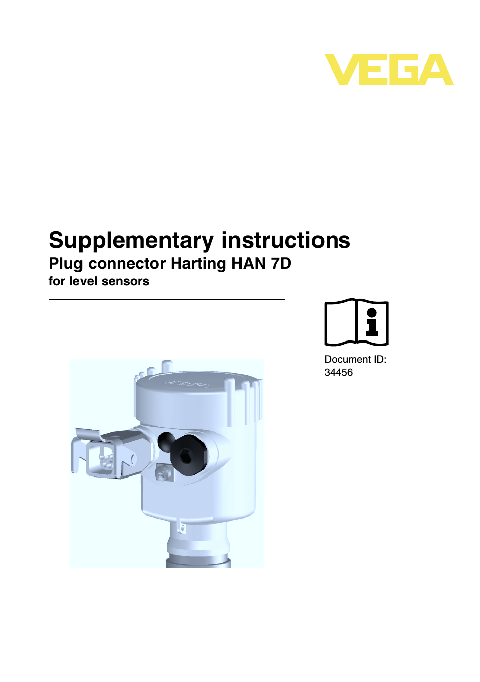 Plug connector Harting HAN 7D for level sensors