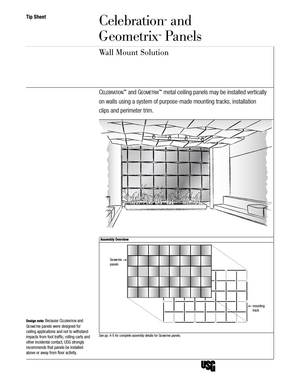 Geometrix Panels Wall Mount Solution