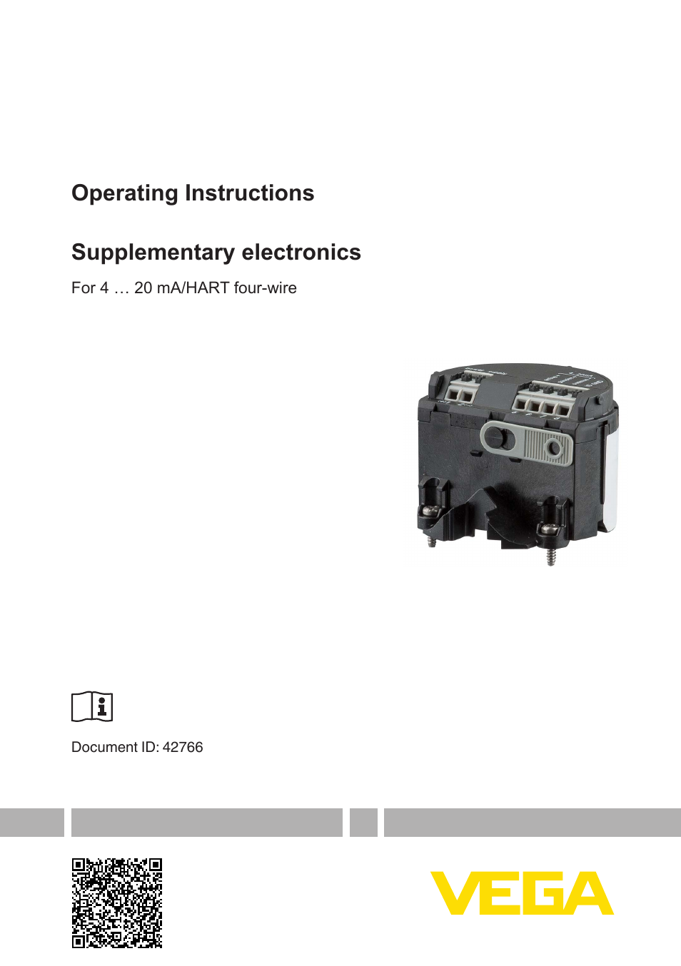 Supplementary electronics For 4 … 20 mA_HART four-wire