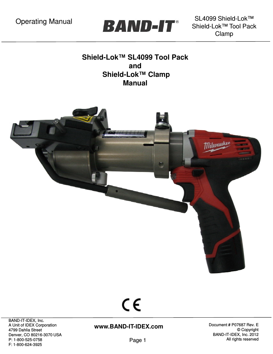 Shield-Lok SL4099 Tool Pack
