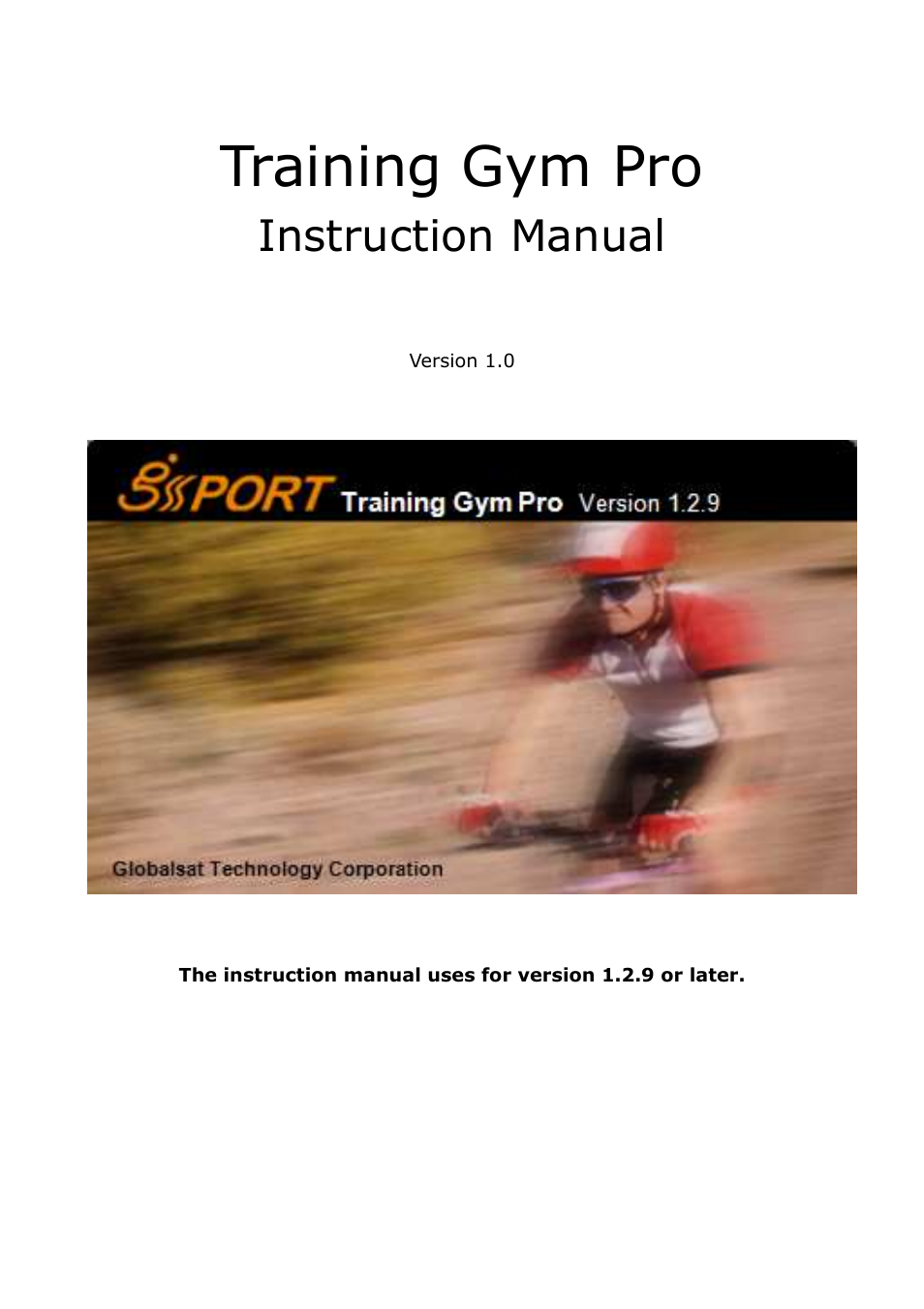 GB-580_GB-580P Training Gym Pro Instructions Manual