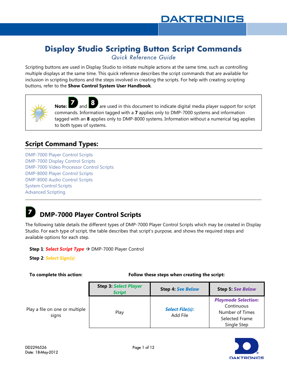 Display Studio Scripting Button Script Commands