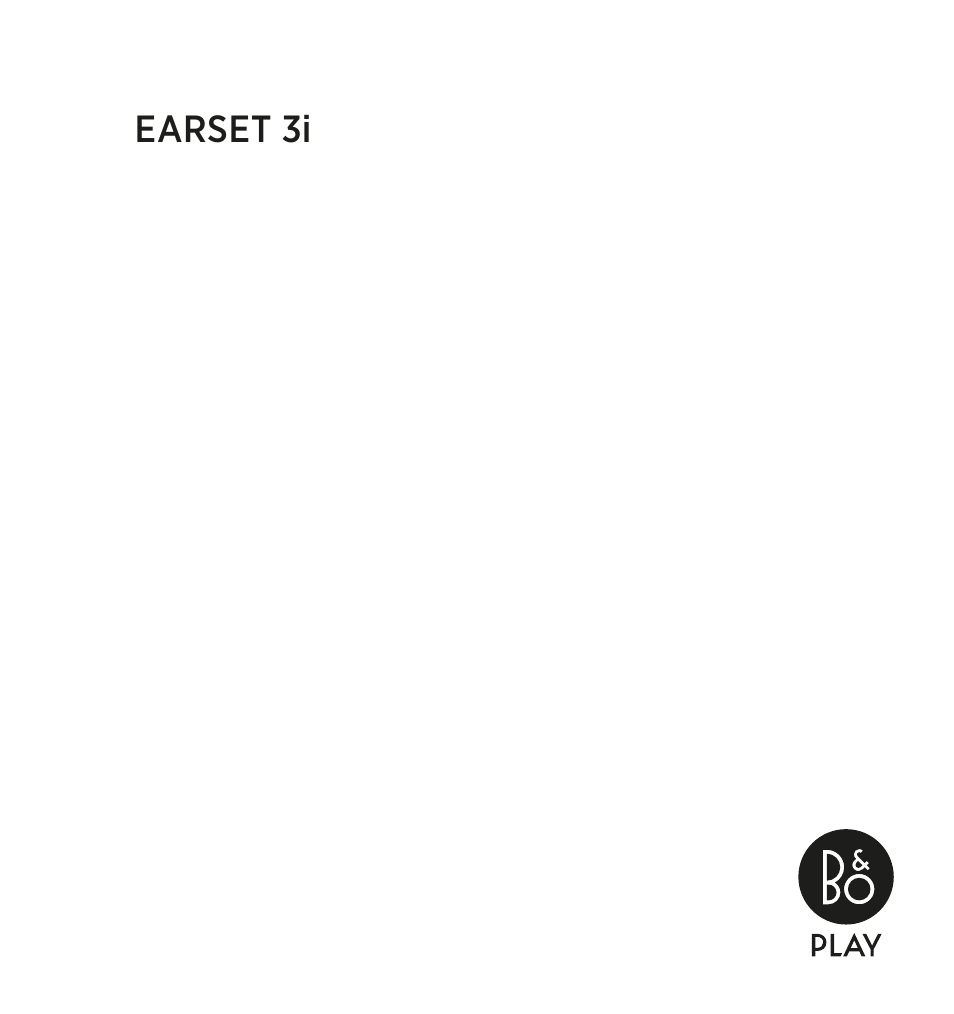 EarSet 3i - User Guide