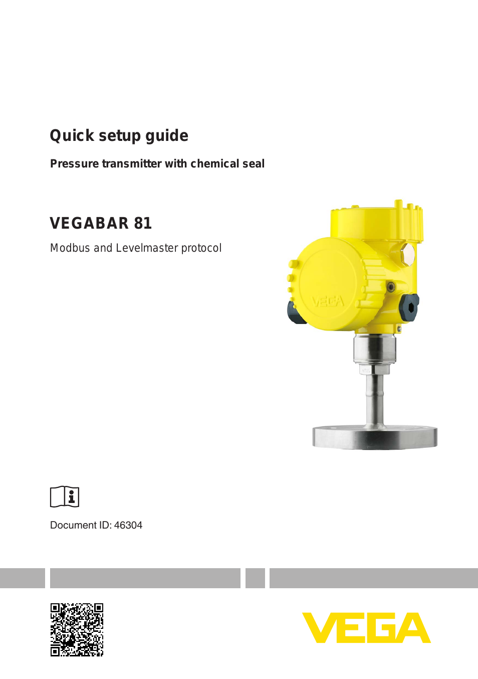VEGABAR 81 Modbus and Levelmaster protocol - Quick setup guide