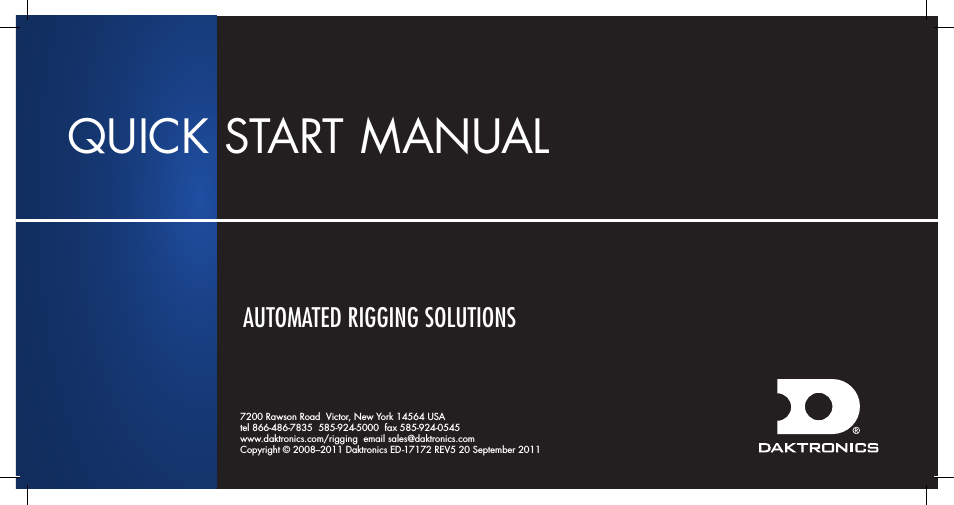 Pro Series Quick Start Manual