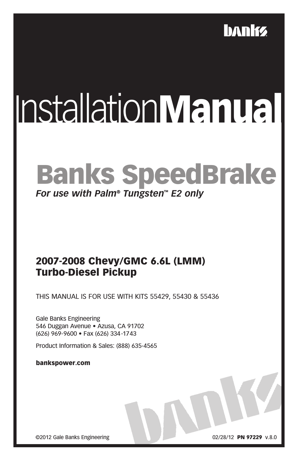 Chevy_GMC Trucks: Duramax LMM (Diesel ’07 - 10 6.6L) Speed Control- SpeedBrake '07-08 (PDA) For use with PowerPDA