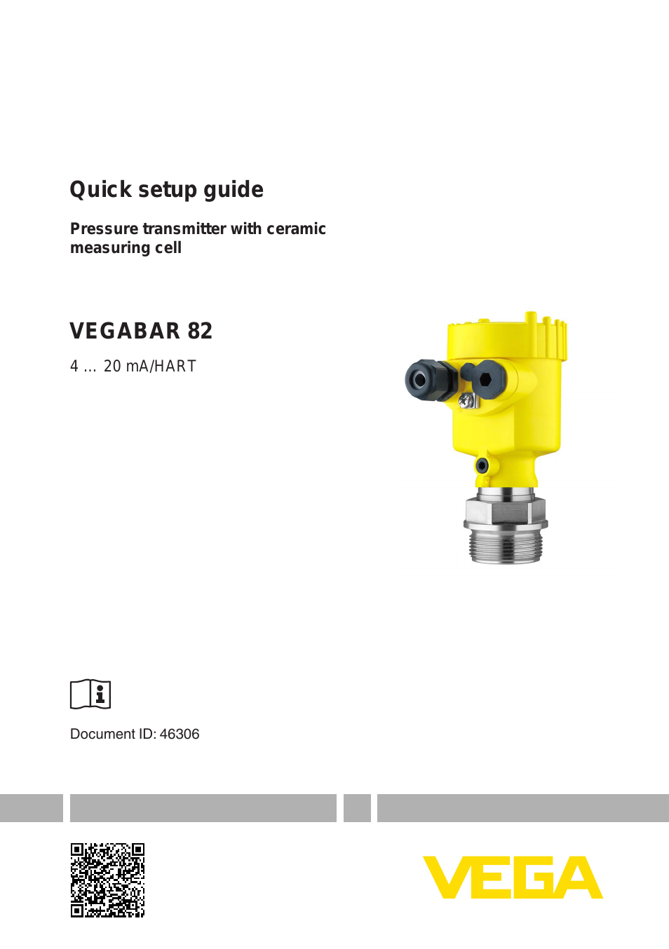 VEGABAR 82 4 … 20 mA_HART - Quick setup guide