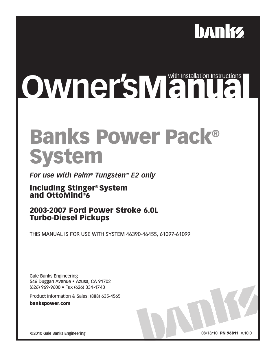Ford Trucks: (Diesel ’03 - 07 6.0L Power Stroke) Power Systems- PowerPack & Stinger w EconoMind ('03-07) Compatible w_ Optional PowerPDA