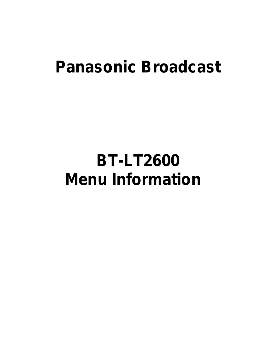 BT-LT2600