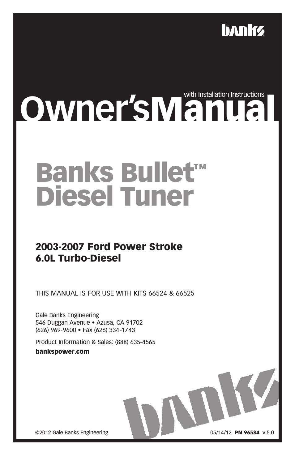 Ford Trucks: (Diesel ’03 - 07 6.0L Power Stroke) Tuner- Bullet Diesel Tuner '03-07