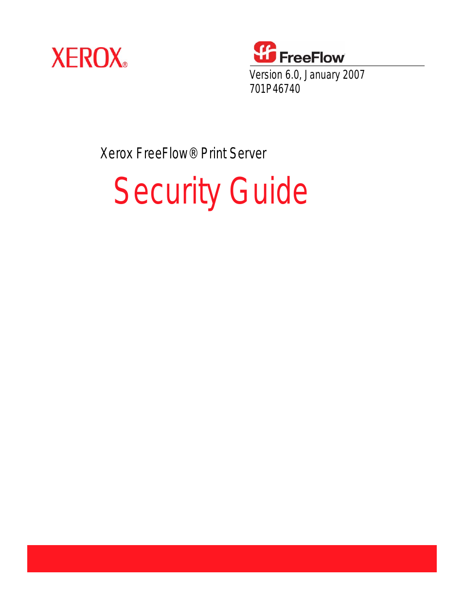 FreeFlow® Print Server  Version 6.0 (Security Guide)