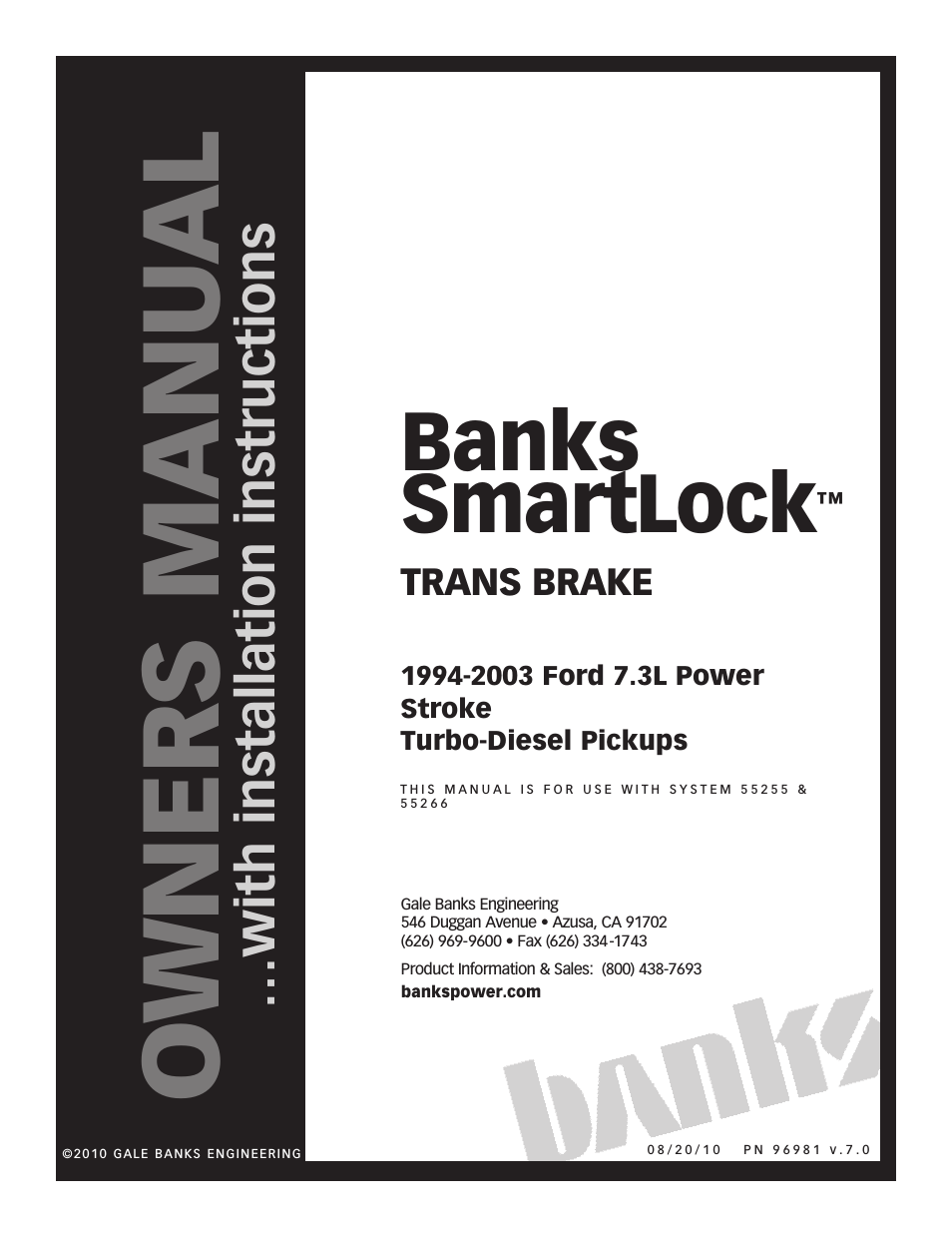 Ford Trucks: (Diesel ’94 - 97 7.3L Power Stroke) Speed Control- SmartLock '94-03