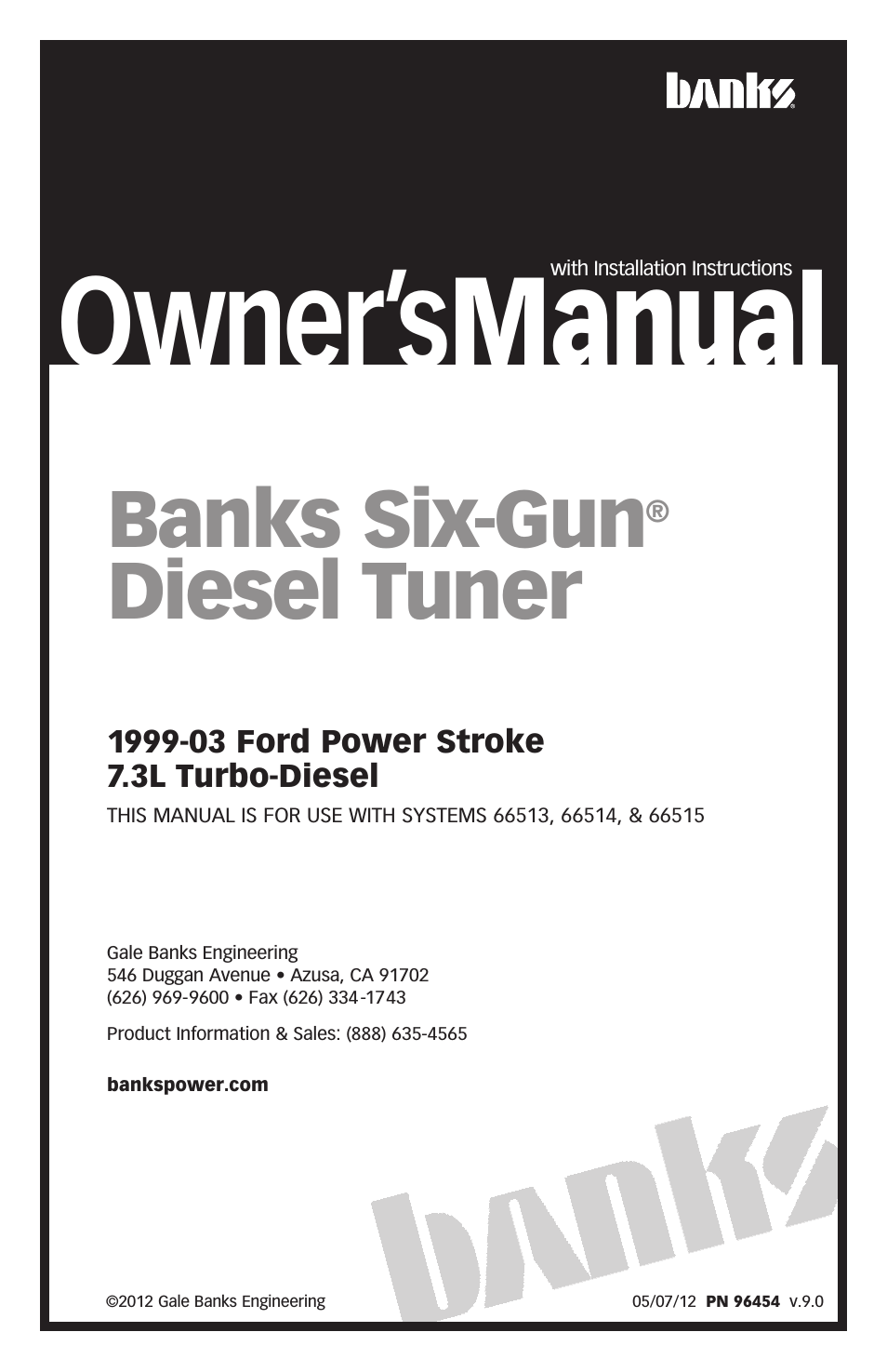 Ford Trucks: (Diesel ’99 - 03 7.3L Power Stroke) Tuner- Six-Gun Diesel Tuner '99-03