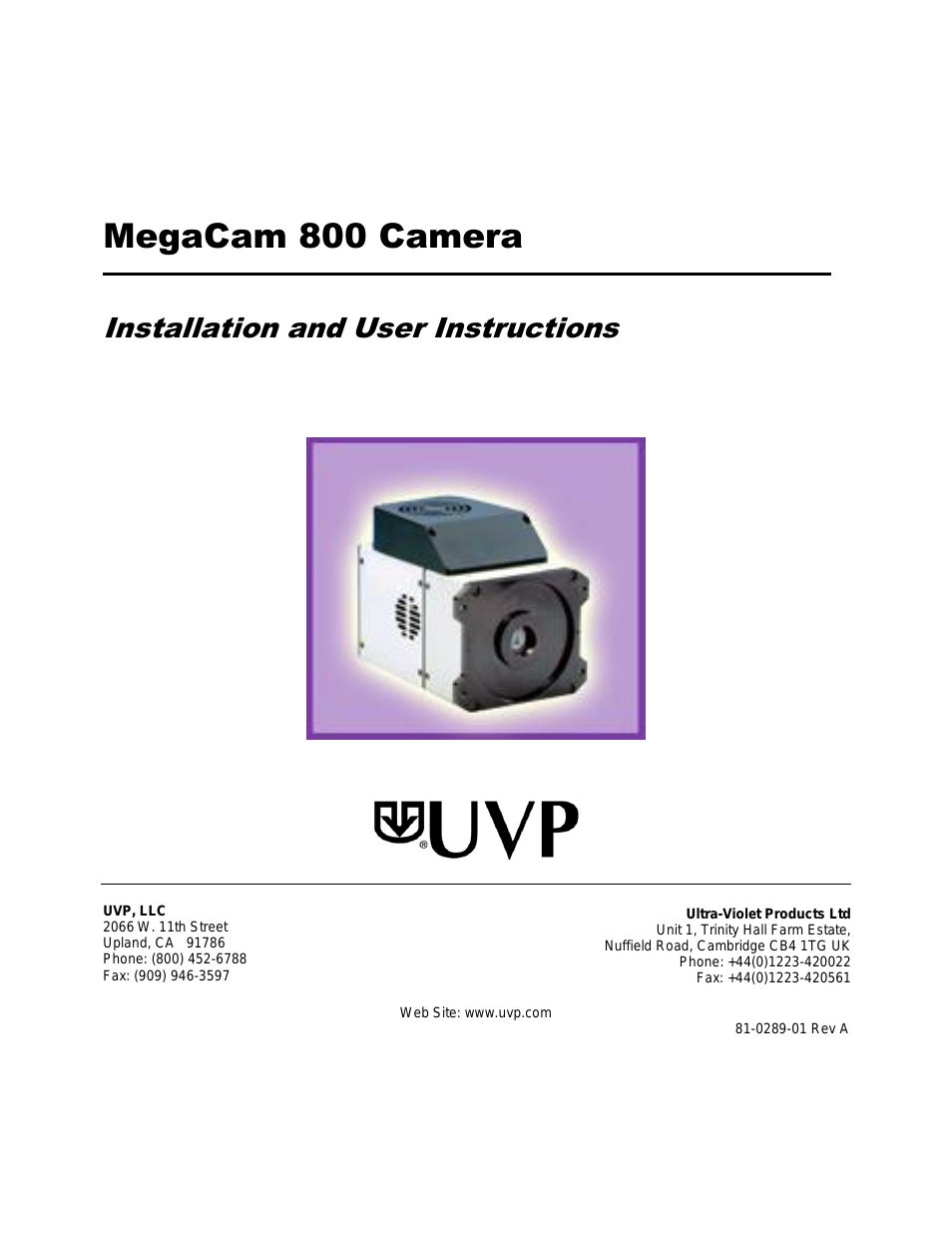 MegaCam 800 Camera