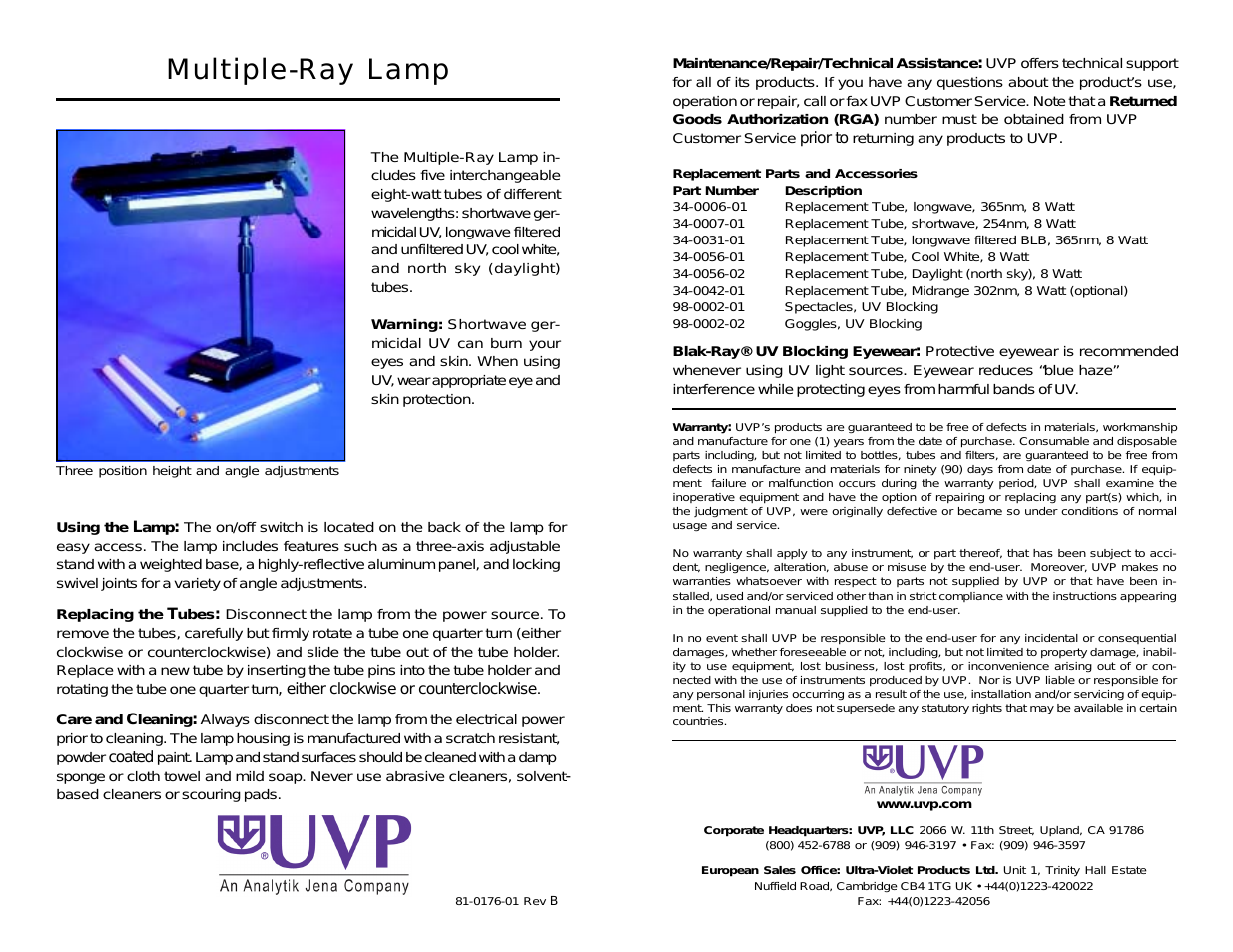 Multiple-Ray Lamp