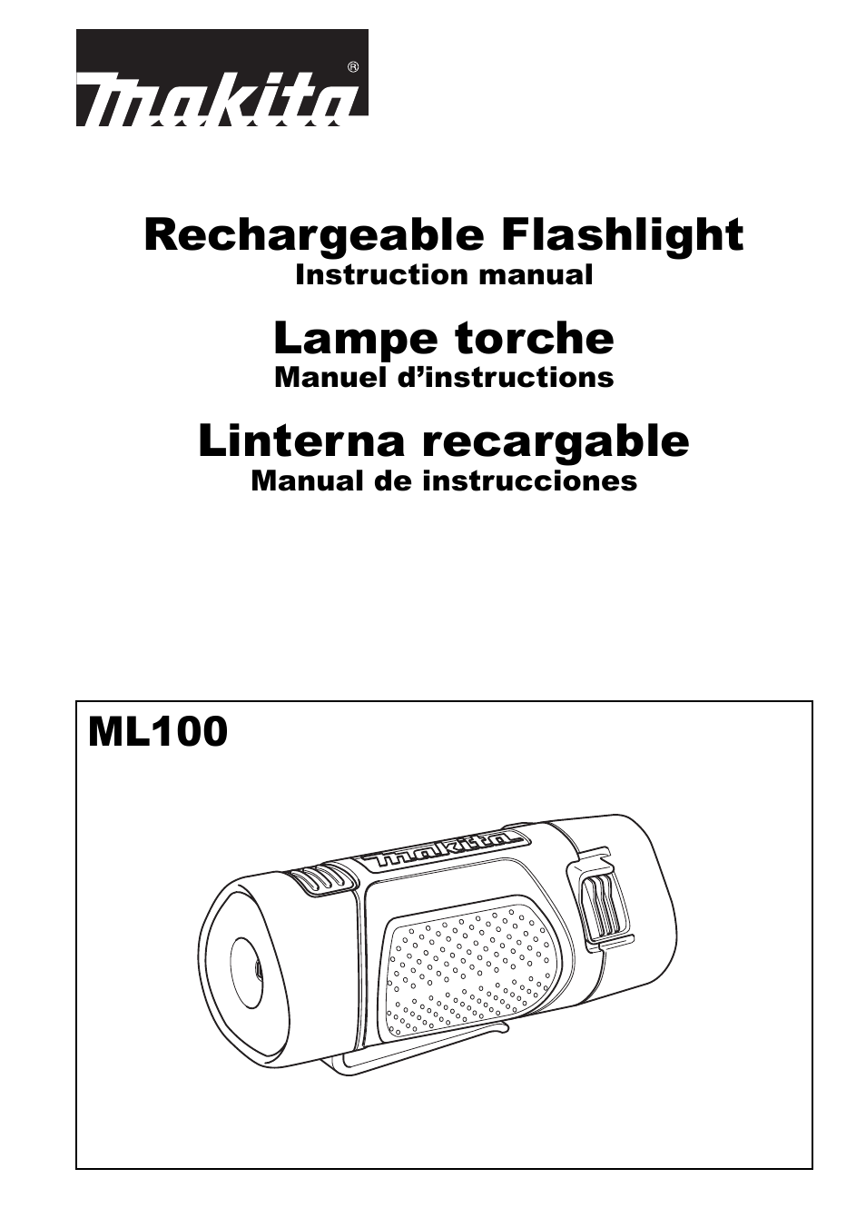 Rechargeable Flashlight ML100