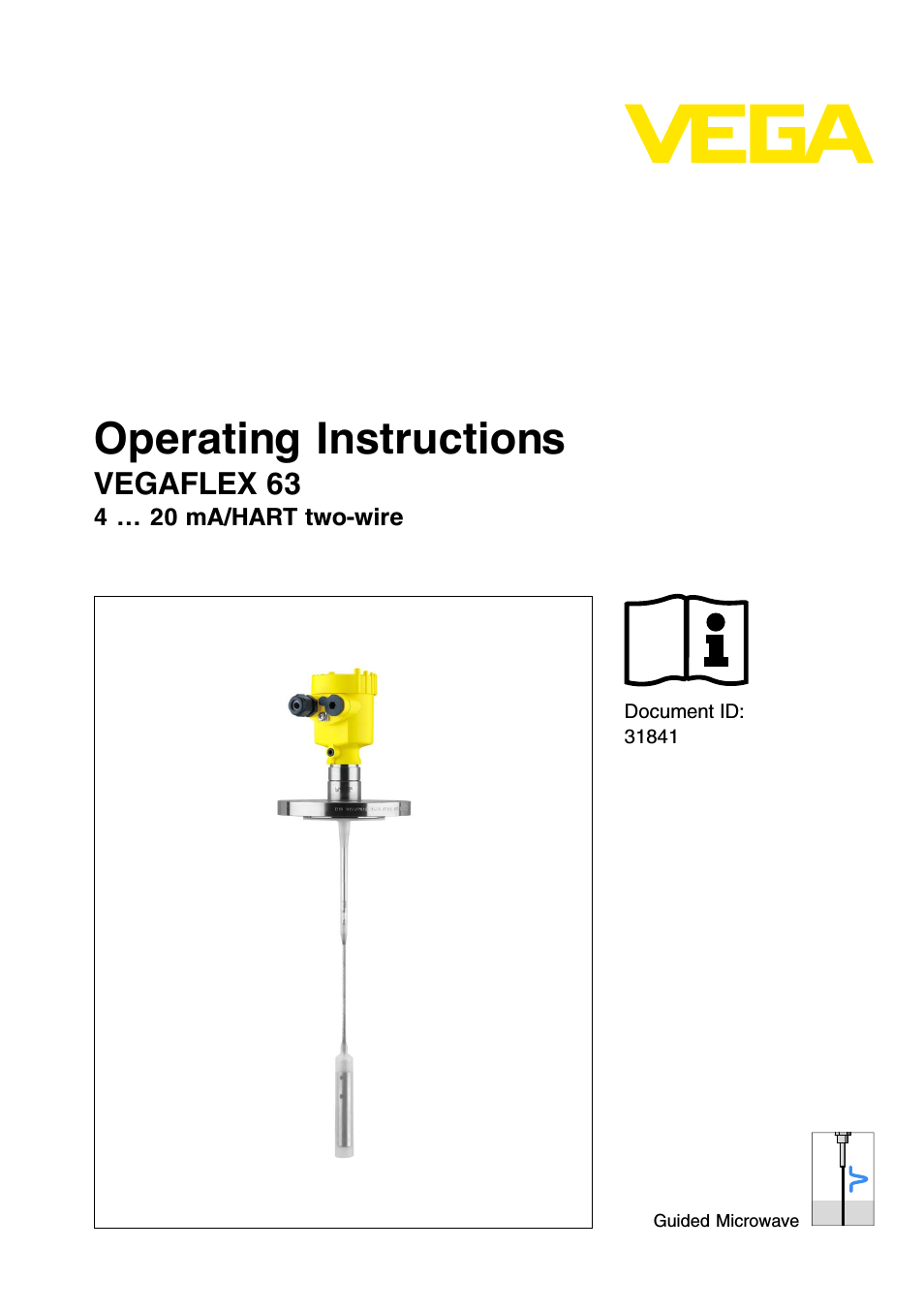VEGAFLEX 63 4 … 20 mA_HART two-wire