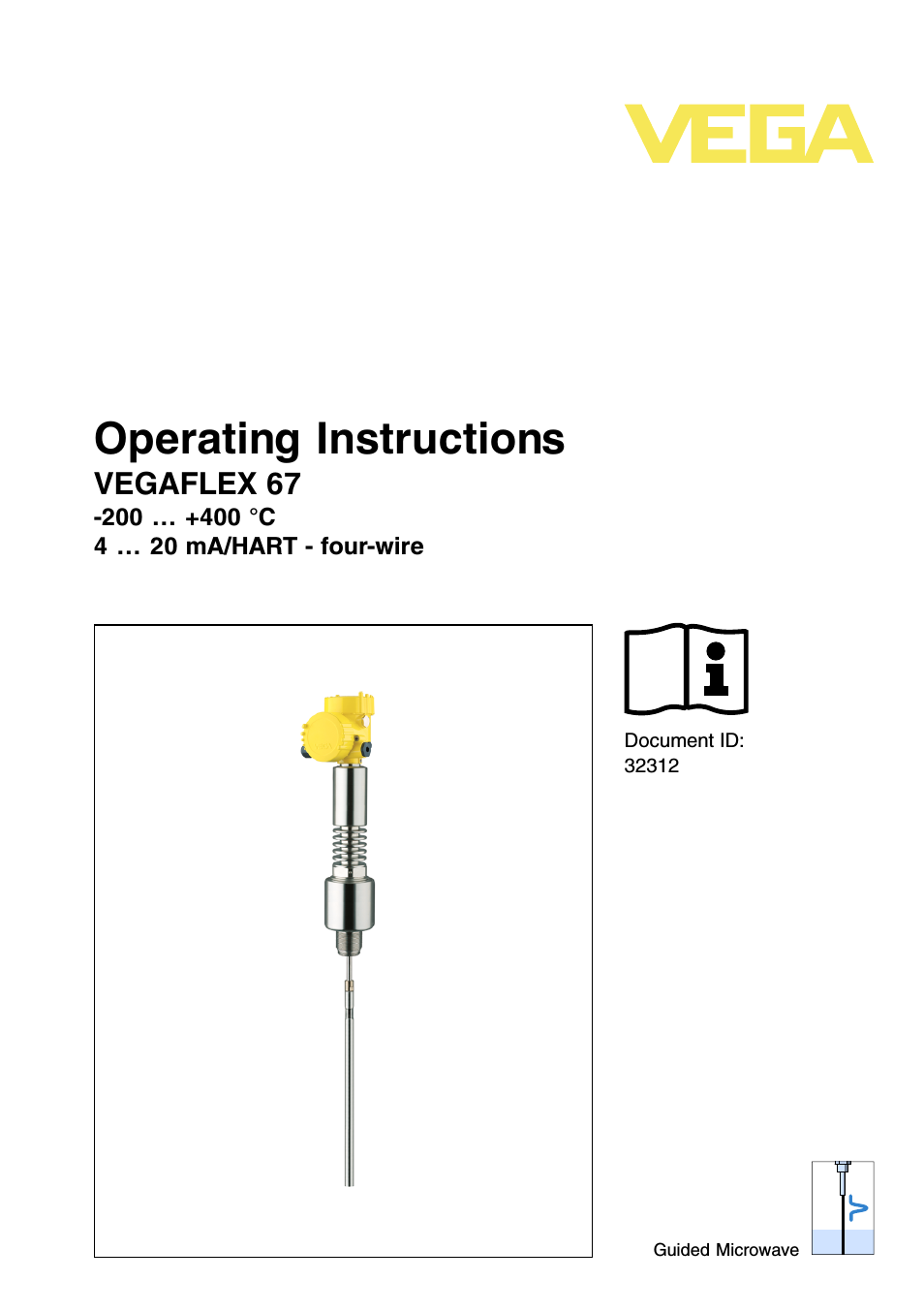 VEGAFLEX 67 (-200…+400°C) 4 … 20 mA_HART four-wire
