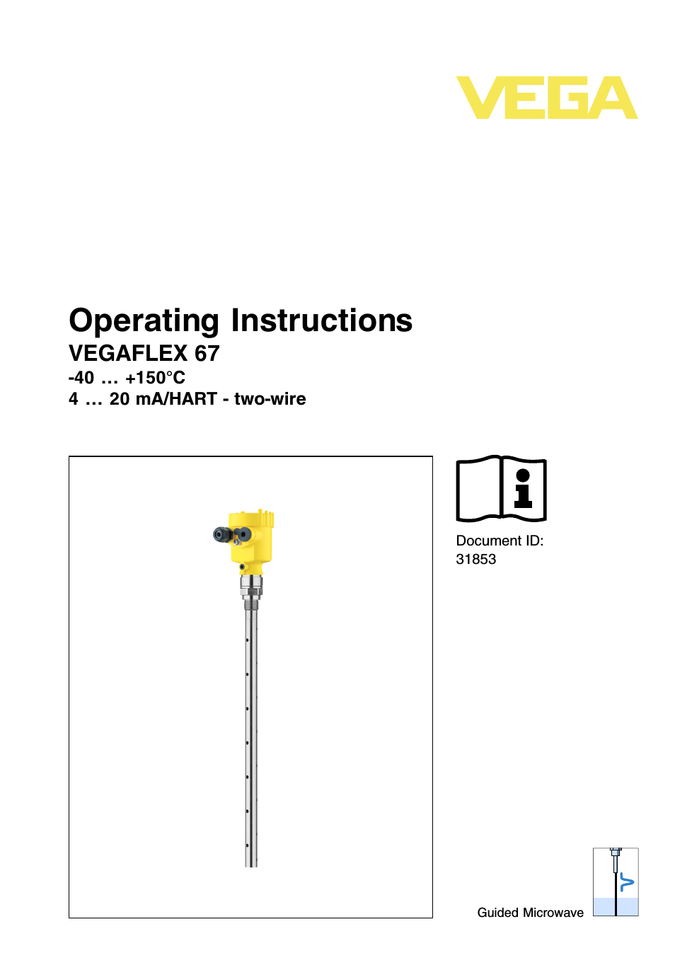 VEGAFLEX 67 (-40…+150°C) 4 … 20 mA_HART two-wire