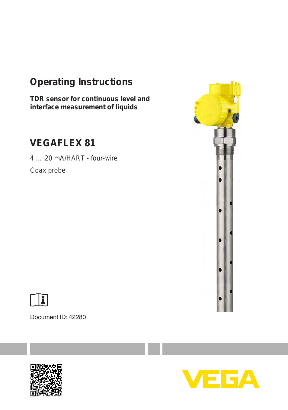 VEGAFLEX 81 4 … 20 mA_HART - four-wire Coax probe