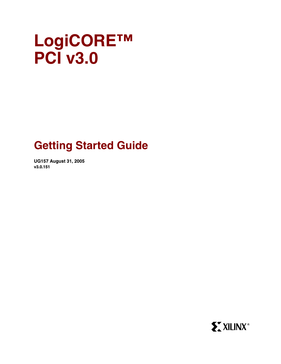 LogiCore PCI v3.0