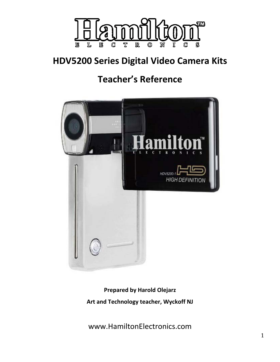 Hamilton HDV5200 Curriculum