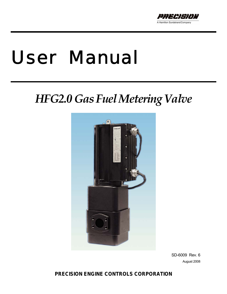 Gas Fuel Metering Valve HFG2.0