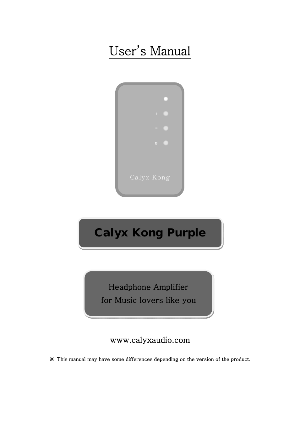 Kong Purple - USB Headphone Amplifier