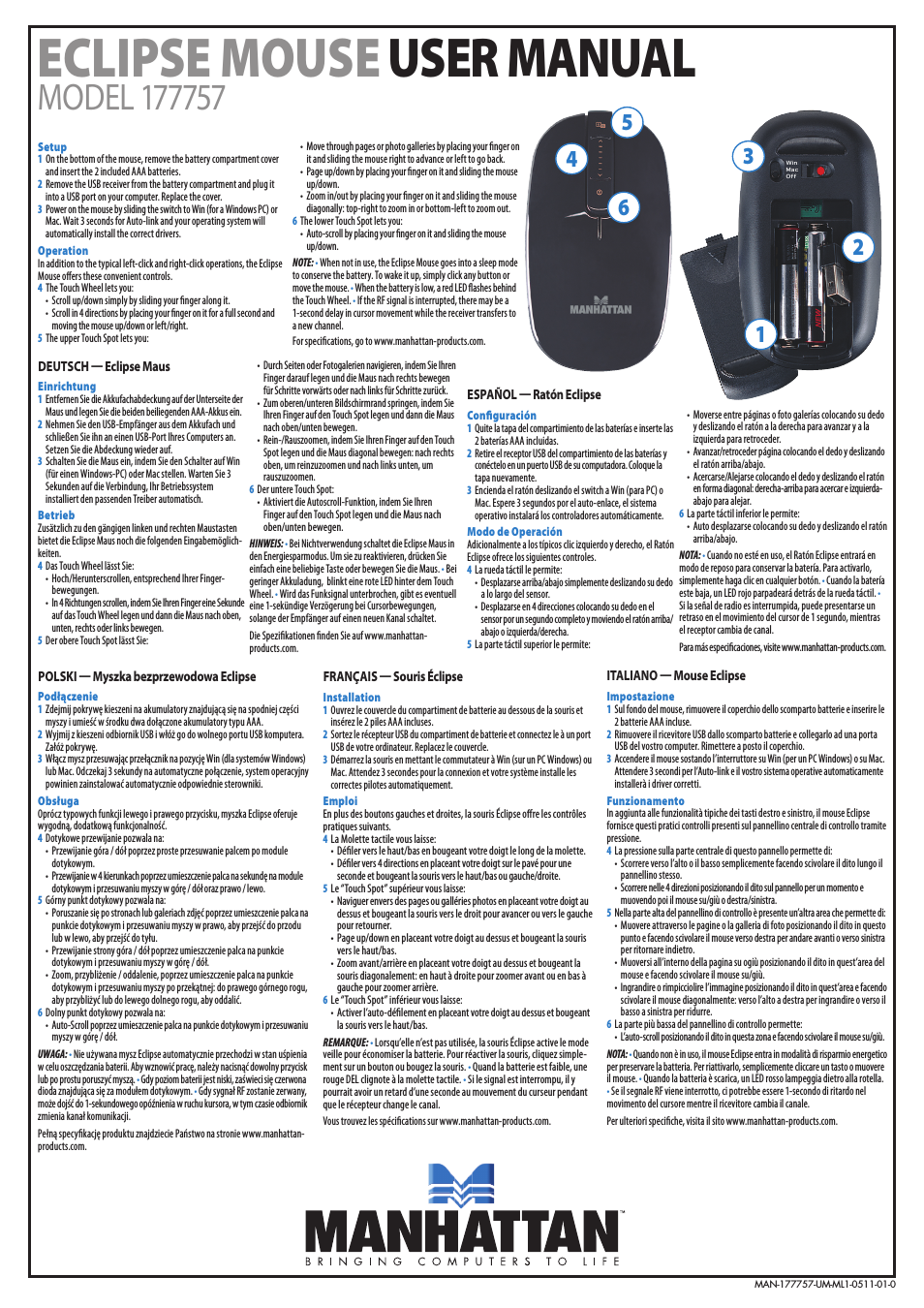 177757 Eclipse Mouse - Manual (Multi)