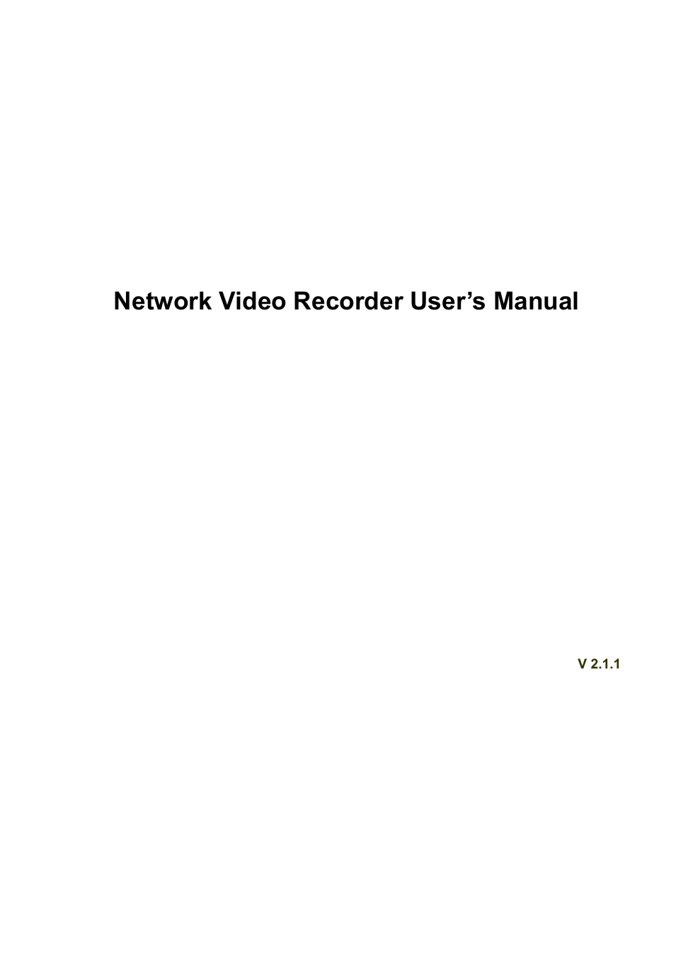 4/8/16/32 Channel 2U Network Video Recorder