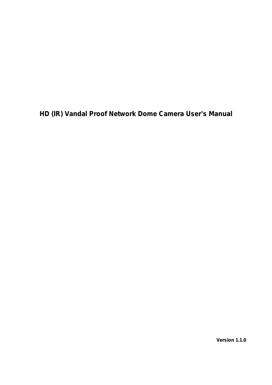 2 Megapixel 3-9mm VF Full HD Vandal-proof IR Network Dome Camera (ICIPD2000VIR)
