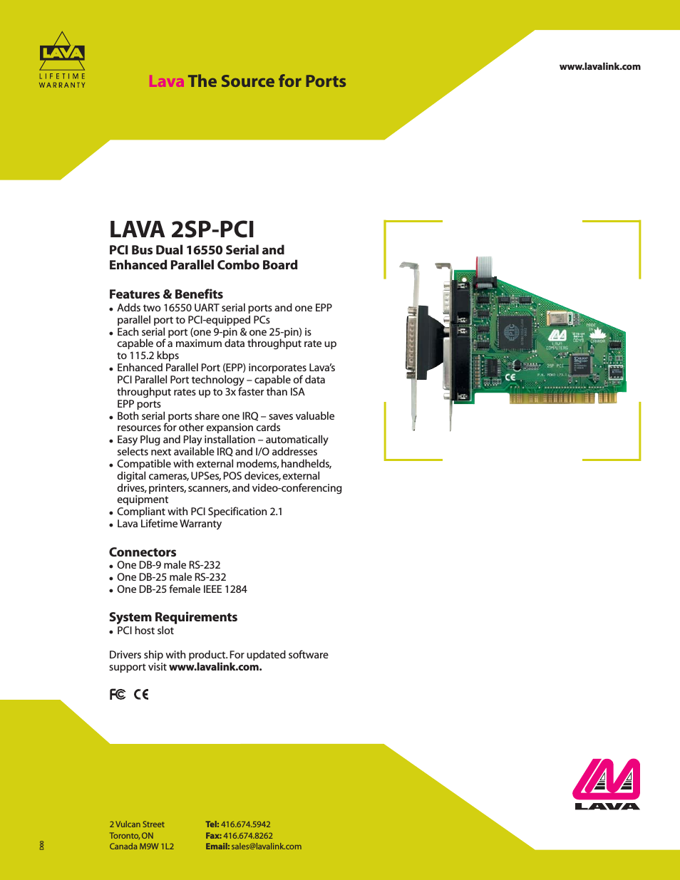 Lava 2SP-PCI