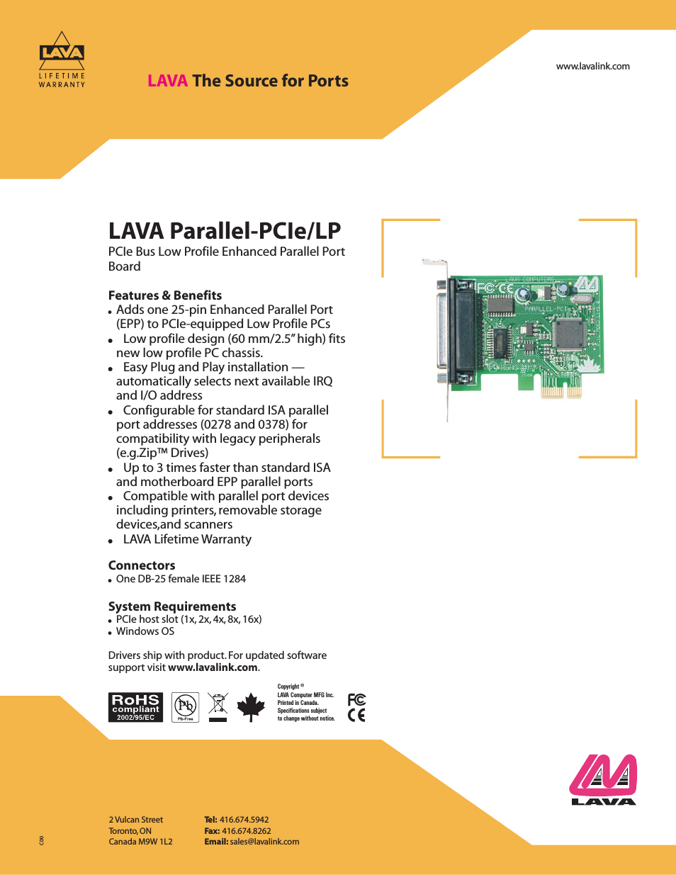 Parallel-PCIe/LP