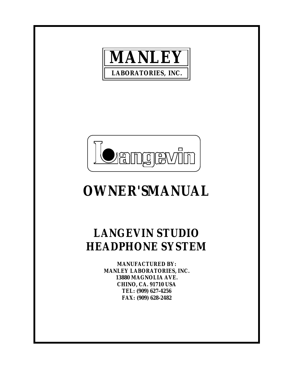 Langevin HP-101 More-Me Headphone Mixer 1996 - present ELCO