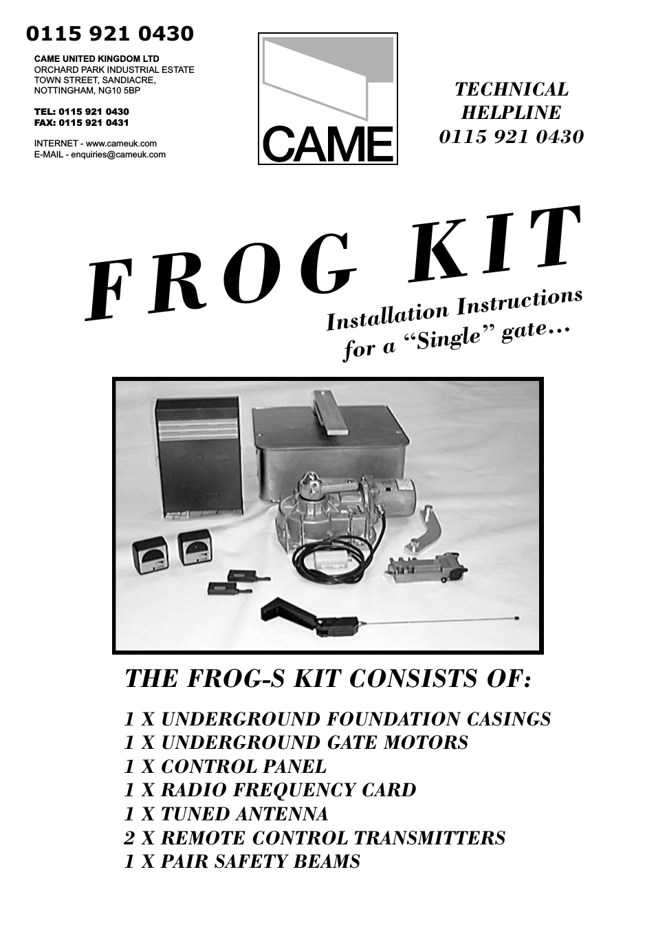 Frog-S Kit