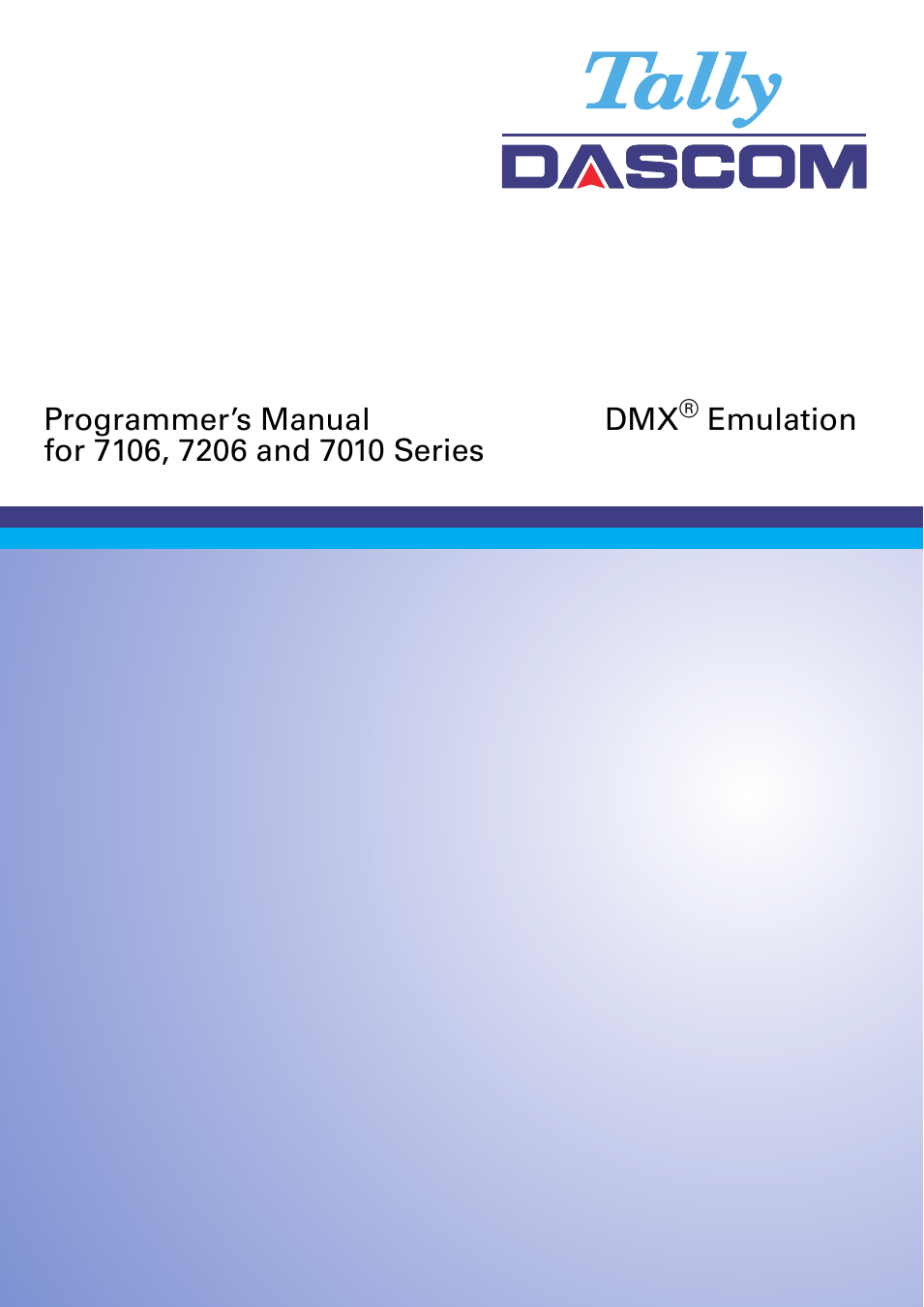 7106 Programmers Manual DMX