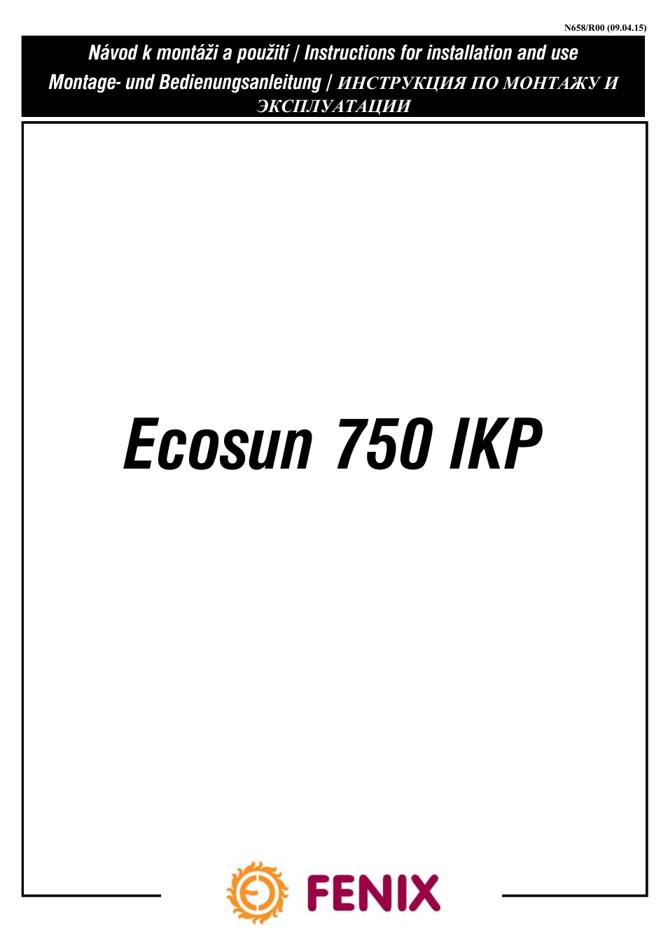 Ecosun 750 IKP