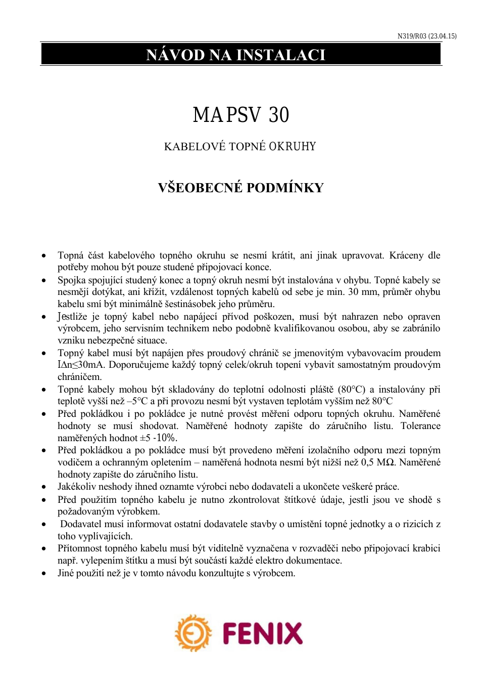 MAPSV 30