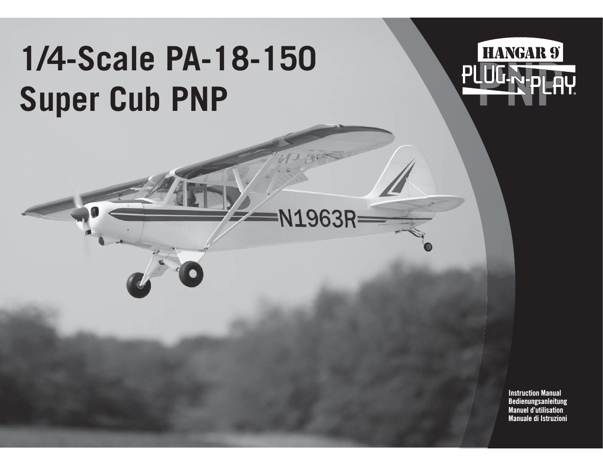 1/4 Scale PA-18 Super Cub PNP